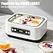 Easy Yogurt Maker for Perfect Homemade Yogurt, 1.7 QT Electric Fermenter for Greek Yogurt, Rice Wine, Natto, with Digital Control & Auto Keep Warm, BPA-Free Container
