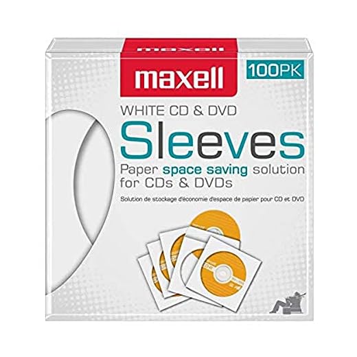 Maxell CD/DVD Storage Sleeves