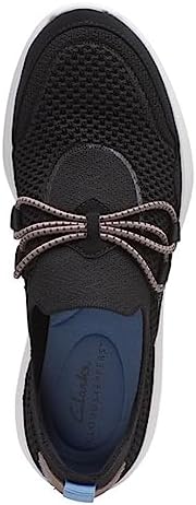 Clarks womens Ezera Run Loafer, Black Combi, 5.5 US | Image 6