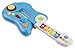 Toy Guitar Battery 3-in-1 Electric Kids Guitar Toy with Violin Stick and Piano Keyboard Transformation w/ Lights, For Kids Boys Girls Children Educational Musical Set (Blue)
