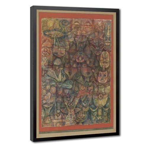 Affiche Paul Klee Strange Garden pour une décoration murale vintage de bureau chic