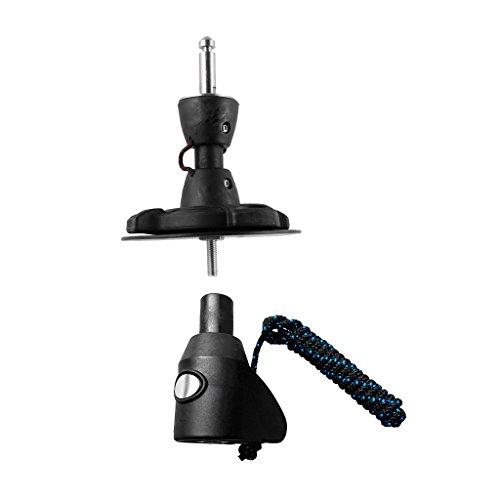 LEIPUPA Windsurfing Tendon Joint Pin Fitting Mast Foot Base Plate and Mast