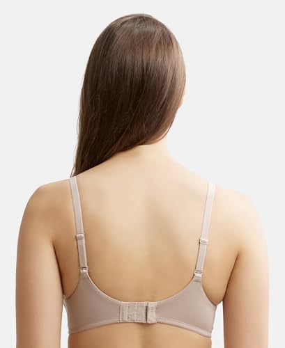 Image of Jockey JW11 Women Wirefree Padded Tencel Lyocell Elastane Stretch Full Coverage Multiway T-Shirt Bra with Adjustable Straps