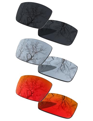Image of ToughAsNails Pairs Polarized Replacement Lense for Oakley Gibston OO9449 Sunglass Pack
