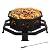 Hykolity 35 Inch 2 in 1 Fire Pit with Grill, Large Wood Burning Fire Pit with Cooking Grate, Octagonal Outdoor Firepit with Fire Poker for Backyard Bonfire Patio Outside Picnic BBQ