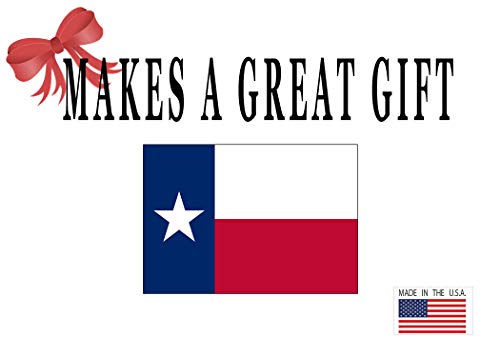 Image of Rogue River Tactical Texas State Flag Sticker Car Decal Bumper Sticker Lone Star Truck Window (3x5 Inch)
