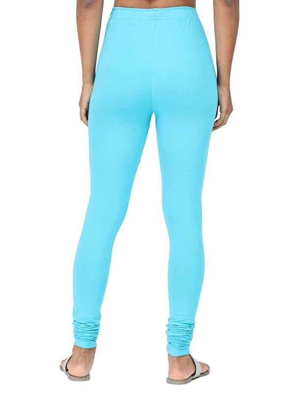 Image of Robinbosky Cotton Churidhar Leggings for Women - Stylish, Stretchable & Flattering Fit for All-Day Comfort