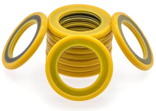 Image of 10Pcs Gearcase Drain Plug Seal Washer Gaskets 26-830749, Lower Unit Seals Grease Gaskets, Compatible with Mercury Marine /Mercruiser Gear Case Drain Plug 26-830749 26-8M0204694 8M0204693