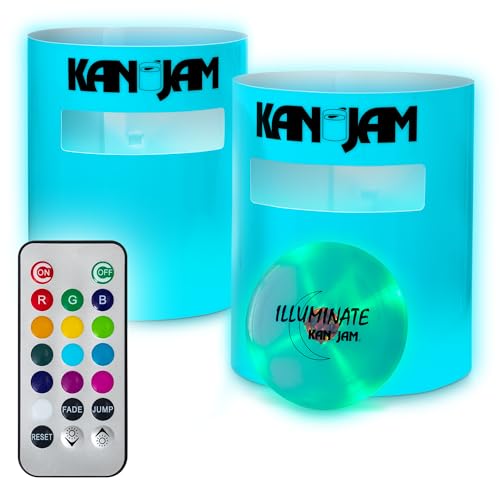 Kan Jam Original Disc Toss Game - Kan Jam Rookie, PRO and To-Go Disc Golf Sets with Illuminate LED Frisbee Versions