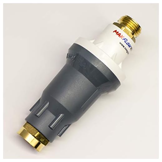 Max Flow RV Water Pressure Regulator