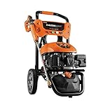 Generac Gas Pressure Washer 3100 PSI 2.5 GPM Lithium-Ion Electric Start with PowerDial Spray Gun, 25' Hose and 4 Nozzles