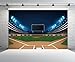 CHNYWORK 5x3ft Baseball Stadium Backdrop Audience Stand Green Grass Baseball Field Night View Spotlight Home Base Background Sport Game Baseball Player Party Decor Portrait Photo Booth Studio Props