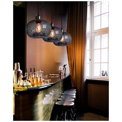 CASAMOTION Pendant Lights Kitchen Island Hand Blown Glass Lighting