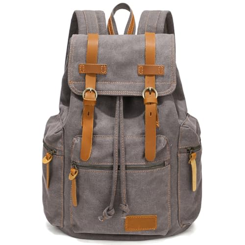Berchirly Canvas Travel Hiking Bags Backpack Bookbag Casual Daypacks Daypack Sack