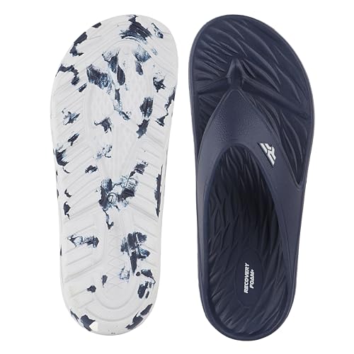 Image of Mens Ssh-rfv02 Slippers | Comfort Flip Flops With Arch Support Heel Cup For Indoor Outdoor Walking
