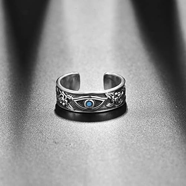 Anillo vikingo de plata de ley 925, ajustable, diseño de runas vikingas nórdicas, anillo de flecha, brújula vegvisir, anillo de protección para hombres y mujeres