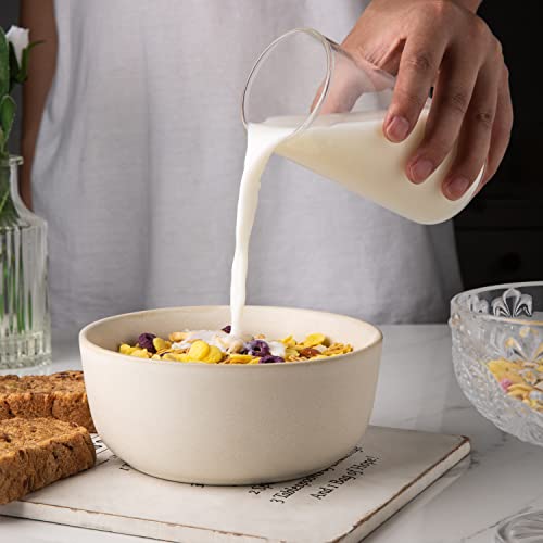Amorarc Stoneware Cereal Bowls Set Of 4, 26Oz Soup Bowls Set For Cereal Soup Snacks thumb #2