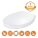 ❉ LIEFERUMFANG - 1x TACKLIFE WC Sitz, 2x Metallschraube, 1x Bedienungsanleitung, 1x Garantiekarte. Wenn Sie Fragen zum Produkt oder zum Kundendienst haben, wenden Sie sich bitte an uns. (Erinnerung: Sollten die Scharniere oder Deckel, Beschädigungen oder andere Probleme aufweisen, senden Sie uns ein Bild und wir werden das Problem für Sie in kürzester Zeit lösen)