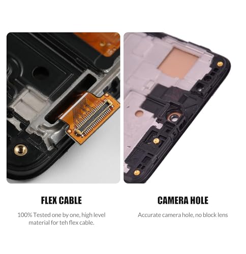 for Samsung Galaxy A51 4G 2019 Screen Replacement with Frame Digitizer Assembly for Samsung A515 LCD Display A515U A515F A515F/DSN A515F/N with Repair kit(Not A51 5G,Not Fingerprint Function)