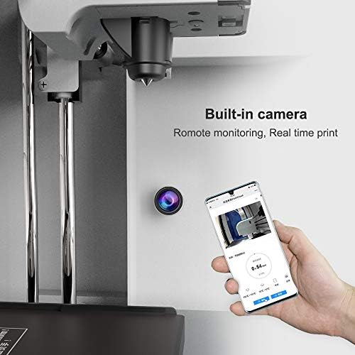 Flashforge Adventurer 3 3D Printer with 150x150x150mm Printing Size, Built-in HD Camera, Leveling-Free with Quick Removable Nozzle and Heating Bed, Wi-Fi Cloud Printing
