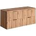 Produktbild Lomadox Badezimmermöbel Waschtisch-Unterschrank 120cm Wotaneiche mit gerilllter Front Waschbecken Badschrank mit 4 Softclose-Auszügen, B/H/T ca. 120,6/59,2/46,5 cm