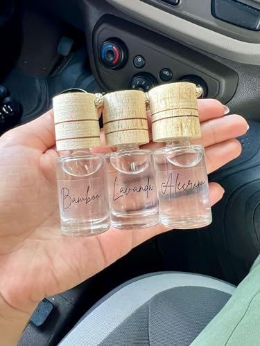 Kit 3 Cheirinhos Aromatizador para Carro - Alecrim, Bamboo e Lavanda