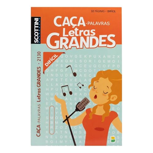 Scottini Caça-Palavras Letras Grandes (32p) N.2130 (Difícil)