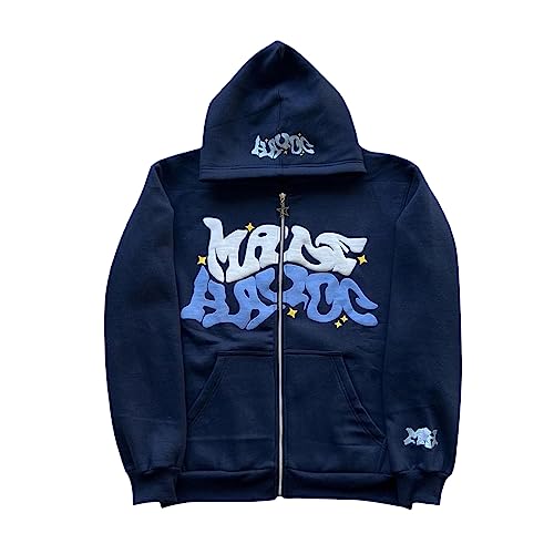 Buy Y2K Hoodie Women Men Zip Up Grunge Aesthetic Hoodies Casual