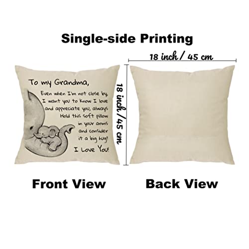 XUNLIZXY-Grandma-Gift-from-Grandchildren-Even-When-Im-Not-Close-by-I-Want-You-to-Know-I-Love-and-Appreciate-You-Always-Reminder-Gift-for-Women-Grandma-Throw-Pillow-Cover XUNLIZXY Grandma Gift from Grandchildren Even When Im Not Close by I Want You to Know I Love and Appreciate You Always Reminder Gift for Women Grandma Throw Pillow Cover