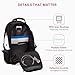 SWISSGEAR 1900 ScanSmart TSA Laptop Backpack Fits 17 Inch Laptop with RFID Protection and Tablet Pocket, White/Black, 19-Inch
