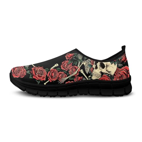 Image of Womens Slip On Walking Shoes Non Slip Loafer Breathable Holiday Travel Shoe Lightweight Casual Low Top Sneakers SizeUS 5.5-11.5