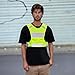 IDOU Reflective Vest Safety Running Gear - High Visibility Vest with Pocket for Running, Biking, Walking, Women & Men/D/M1