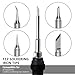 T12 Soldering Iron Tips, Soldering Iron Tips Replacement for Deackimei Cordless Soldering Iron Station, T12 Soldering Kit, 5 Types Soldering Tool (T12-K, T12-JL02, T12-ILS, T12-KU, T12-BC2, 5pcs)