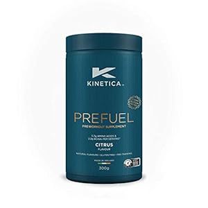 Kinetica PreFuel, Pre Workout, 5.7g Amino Acids & 2.2g BCAA’s per Serving, 30 Servings, Citrus, 300g