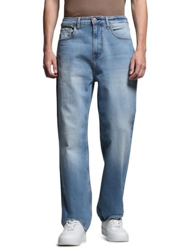 Image of JACK & JONES Men's Loose Fit Jeans | High Rise | Jeans for Men