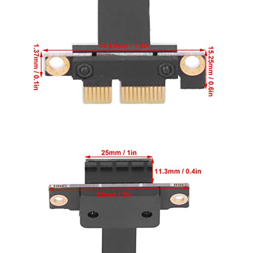 Cable Adaptador PCI Express Extensor PCIe 36Pin 1X 15cm miniatura 6