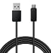 Produktbild Ersatz USB zu Micro USB Ladekabel Netzkabel für Apple Beats von Dr. DRE Beats Studio 1 2 3 Wireless Kopfhörer | Pill Lautsprecher 1/2 | Solo 1 2 3 Wireless | PowerBeats 2 3 Ohrhörer - Schwarz