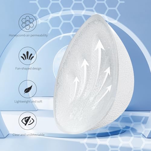 Lightweight Breast Prosthesis for Women,Swim Mastectomy Prosthesis Breast Forms Bra Insert Pads with Protective Case(1 Piece)3