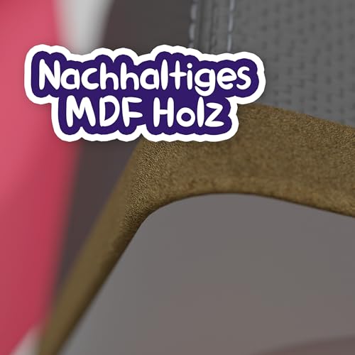 Holzura Regal Rakete für Toniebox, Wandregal für Tonie Figuren, Aufbewahrung für Tonies, Halterung für Toniebox