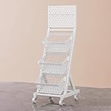 TT-YEC Multifunktionales Gemüseregal Für Den Haushalt, 3/4-Lagiges Snackregal, Rollender...