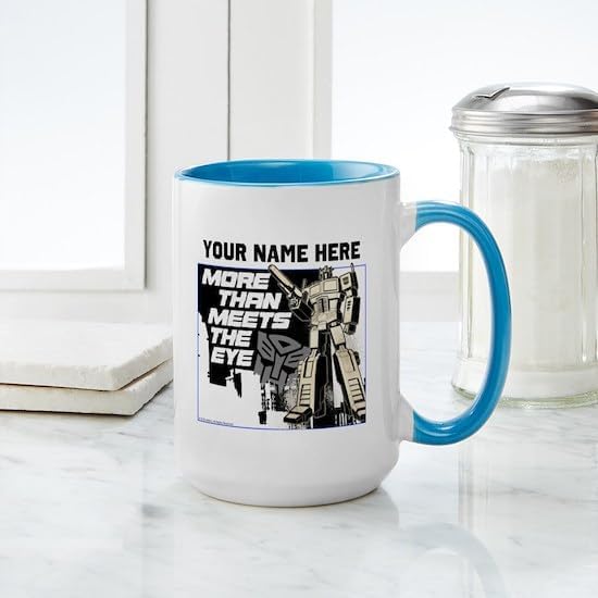 CafePress Custom Personalized More Than Meets The Eye Mugs 15 oz (444 ml) Ceramic Coffee Mug