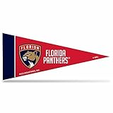 NHL Florida Panthers 4-Inch by 9-Inch Classic Mini Pennant Décor