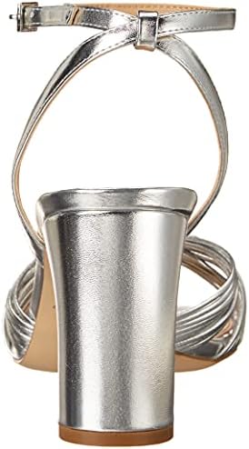 Jewel Badgley Mischka Christen Metallic Knotted Block Heel Sandal | Image 2