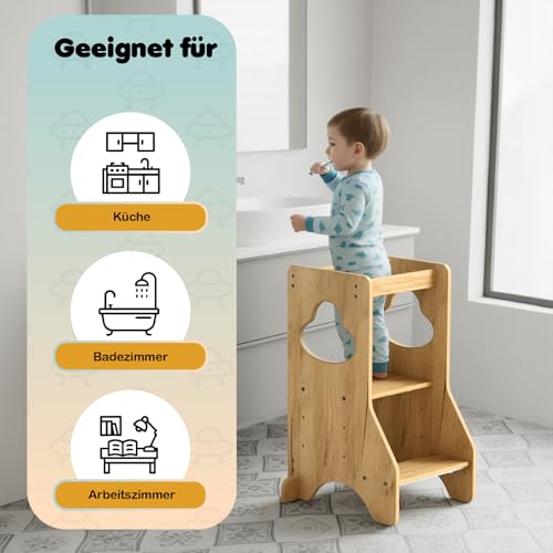 COSYLAND Lernturm ab 1 Jahr, Learning Tower – Ansicht 4