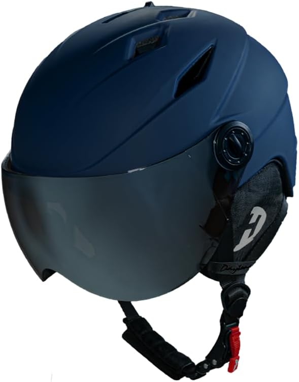Daytona Helmets Ski Helmet - Snowboard Helmet with Anti-Fog Visor - Adjustable Ski Helmet for Men, Women & Youth