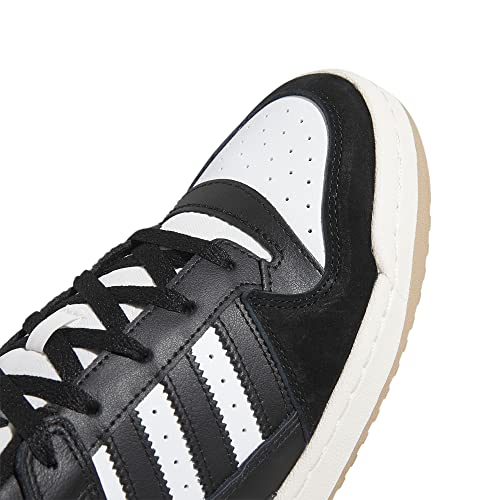 Image of adidas Originals Men Leather Forum Low CL, Casual Shoes, Black, UK-9