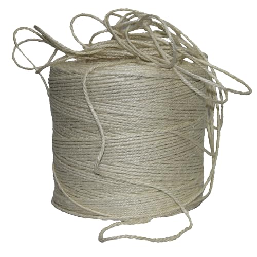 TresGatos Cuerda Sisal Rascador Gatos Cuerda Sisal Blanco Reparar Árbol Poste Rascador Gatos Material Natural Varios Medidas (4mm*30m)