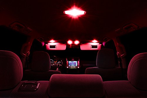 Xtremevision Interior Led For Honda Accord 2003-2012 (12 Pieces) Red Interior Led Kit + Installation Tool #TOP3