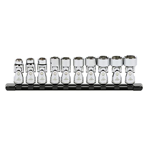 Image of ARES 39015 10-Piece 3 /8-Inch Drive Metric Universal Flex Socket Set