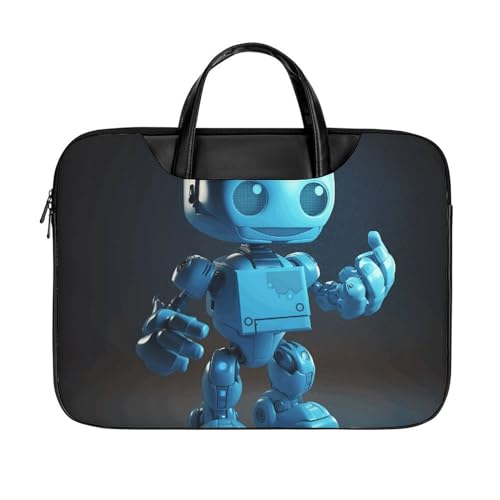 Bolso Porta Laptop Azul Impermeable 17 Pulgadas miniatura 1
